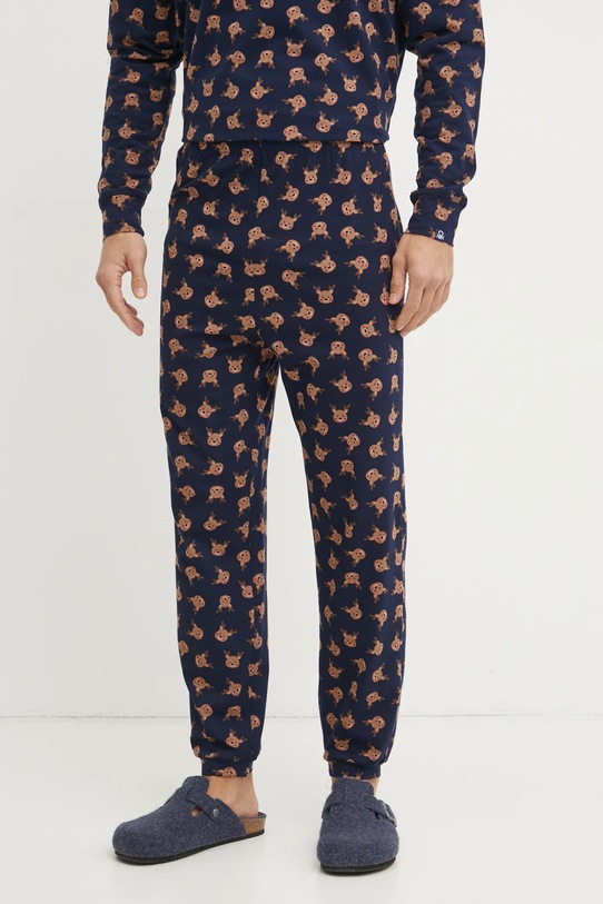 United Colors of Benetton pijama bleumarin 38DK4P02L
