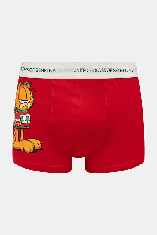 Боксеры United Colors of Benetton x GARFIELD хлопок красный 32IM2X017