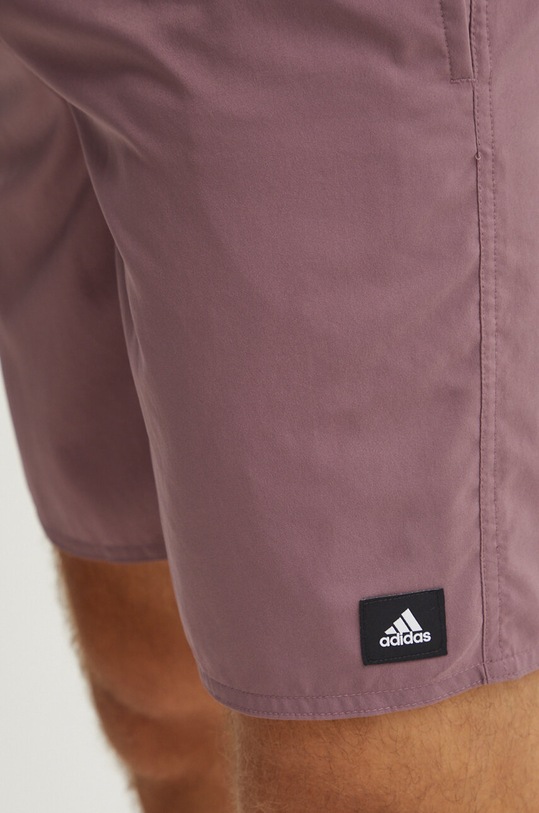 Plavkové šortky adidas Performance Solid CLX fialová IX9791