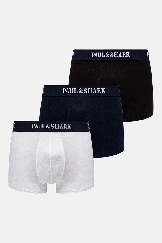 Paul&Shark bokserki 3-pack dzianina granatowy 11315105