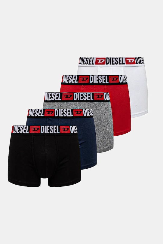 Bokserice Diesel UMBX-DAMIENFIVEPACK 5-pack pletivo crna 00SUAG.0DDAI