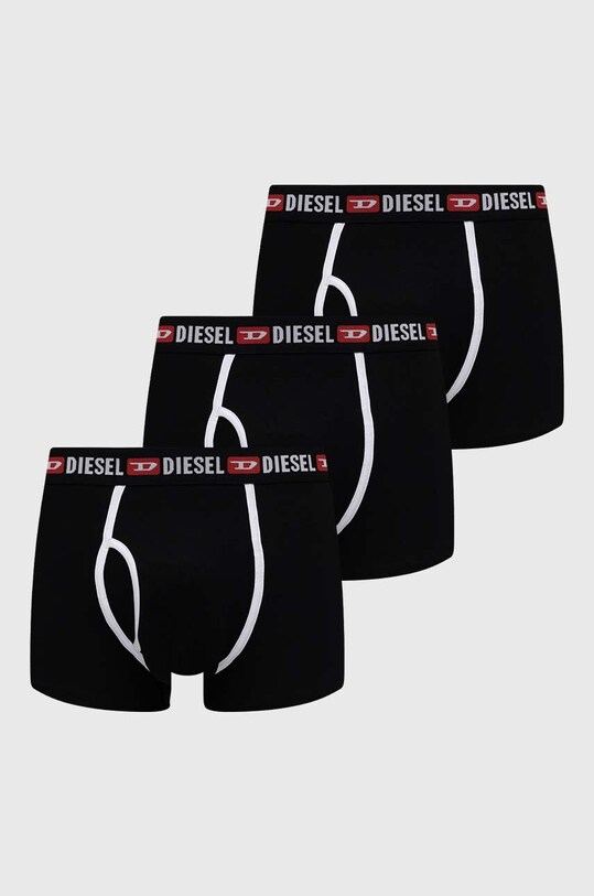 Boxerky Diesel UMBX-MIRKOTHREEPACK 3-pak pletenina čierna A15375.0WIAL