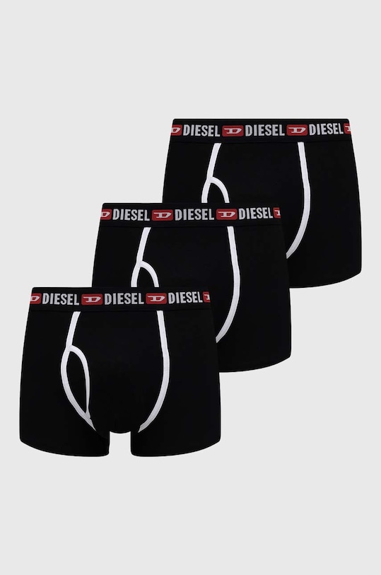 Bokserice Diesel UMBX-MIRKOTHREEPACK 3-pack pletivo crna A15375.0WIAL