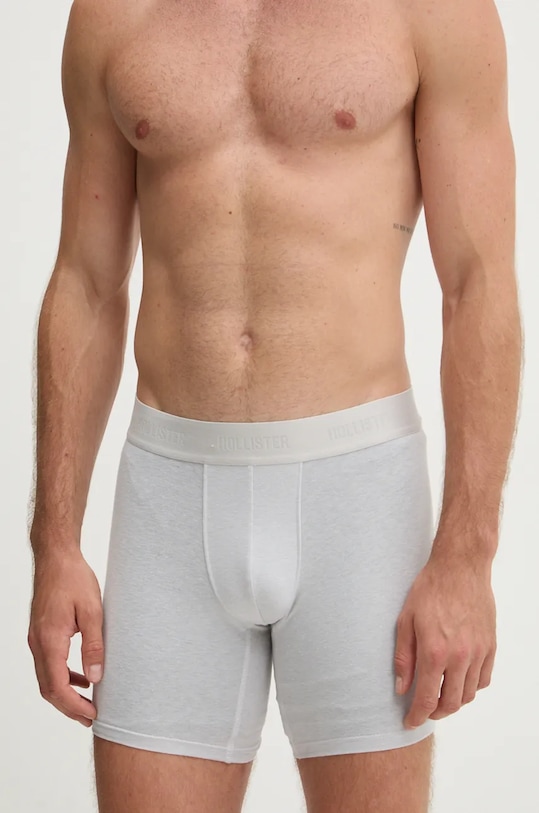 Oblečenie Boxerky Hollister Co. 3-pak KI314.4021.112 sivá