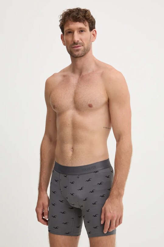 Boksarice Hollister Co. 5-pack KI314.4022.308 siva AW24