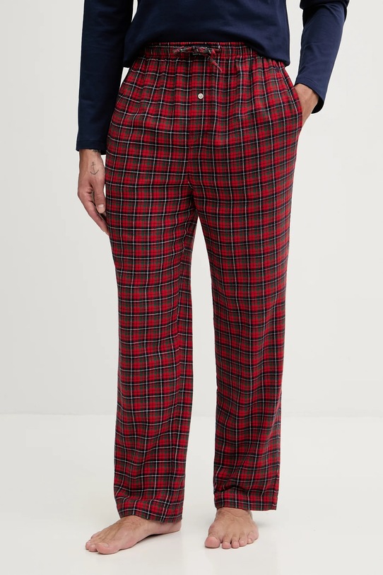 Polo Ralph Lauren piżama bawełniana granatowy 714950621