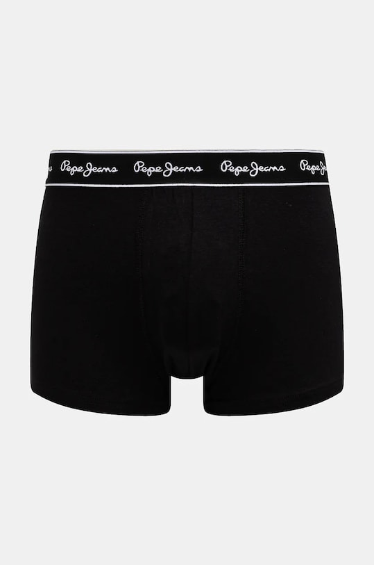 Боксеры Pepe Jeans SOLID TK 3P 3 шт трикотаж чёрный PMU11171