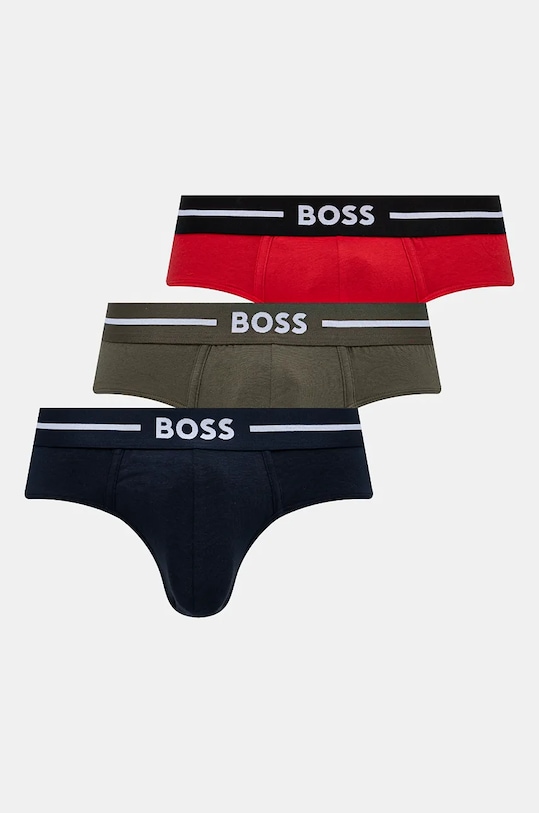 Slip gaćice BOSS 3-pack bez uzorka šarena 50517808