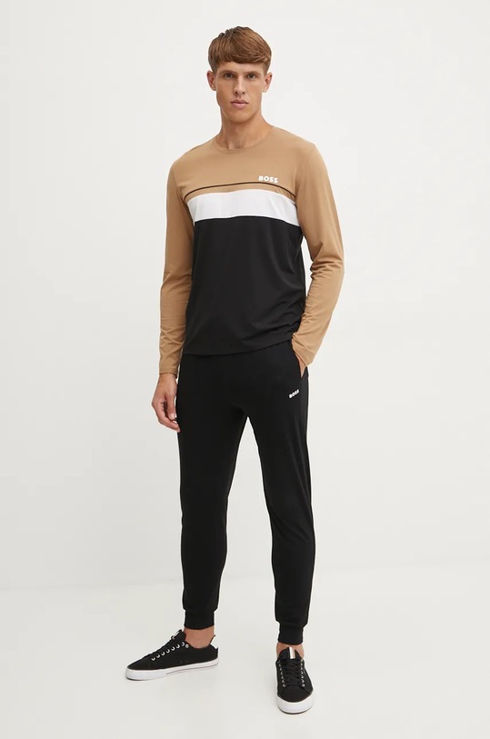 BOSS pijama 50527337 negru NC24