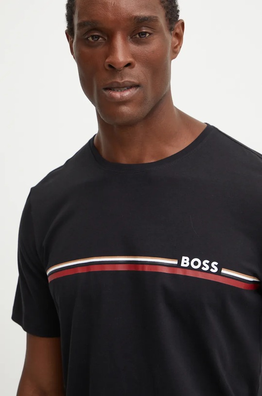 BOSS tricou lounge negru 50527418