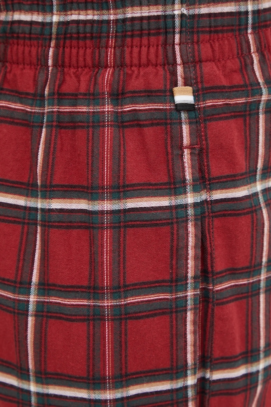 BOSS pantaloni de pijama burgundia 50527420