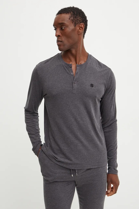 Oblečení Pyžamo s příměsí vlny BOSS 50527503 šedá