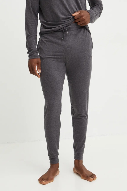 Pyžamo s příměsí vlny BOSS šedá 50527503