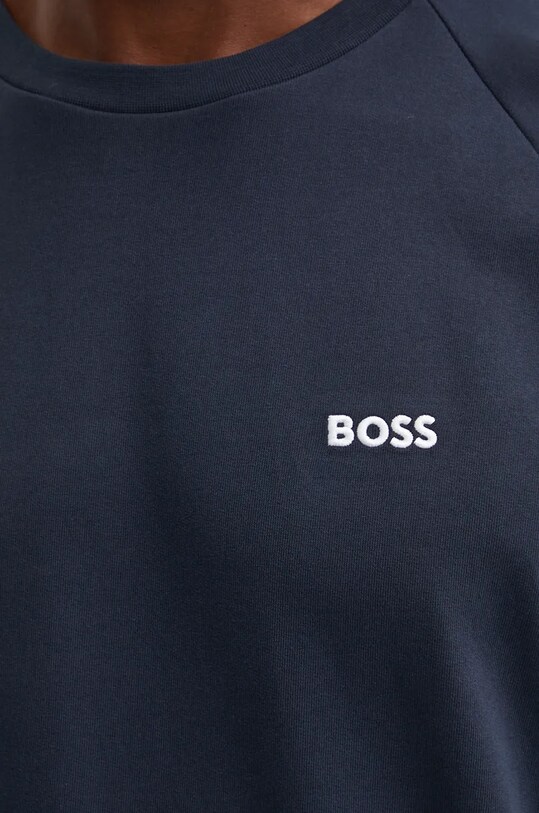 Бавовняний костюм лаунж BOSS 50527539 темно-синій