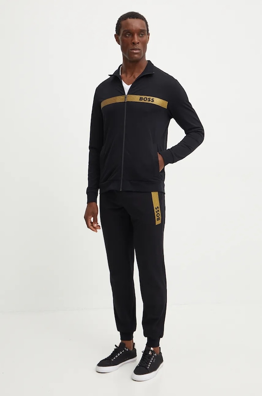 Домашен спортен комплект BOSS еластичен черен 50527568