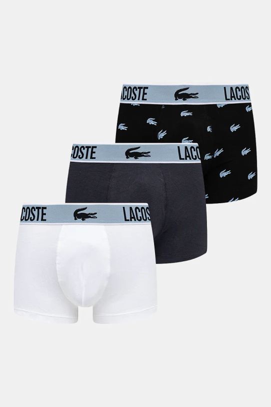 Lacoste bokserki 3-pack bawełna biały 5H5152