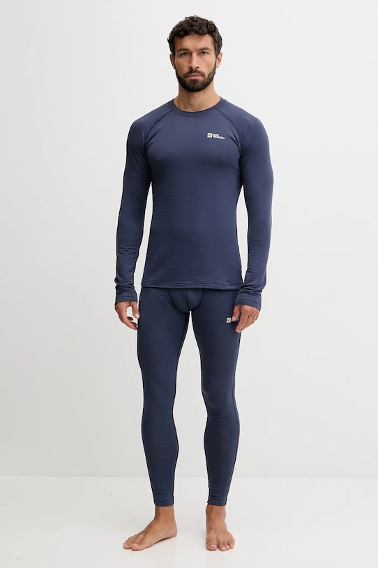 Jack Wolfskin longsleeve funzionale Infinite Warm A60322 blu navy AW25