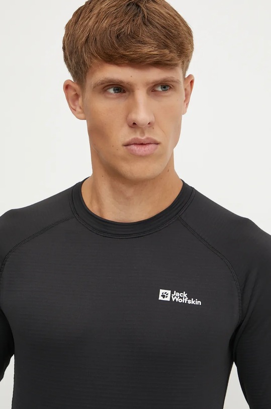 Oblečení Funkční triko s dlouhým rukávem Jack Wolfskin Infinite Warm A60322 černá