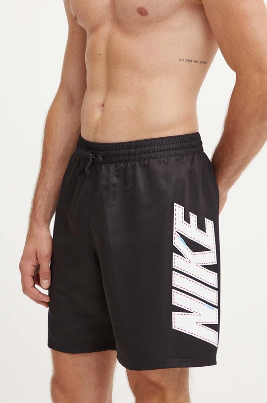 Nike pantaloni scurti de baie Big Block Planet friendly negru NESSE521