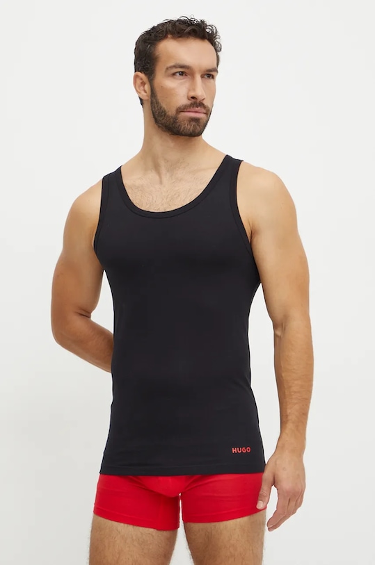 Tričko a boxerky HUGO pletenina červená 50524781