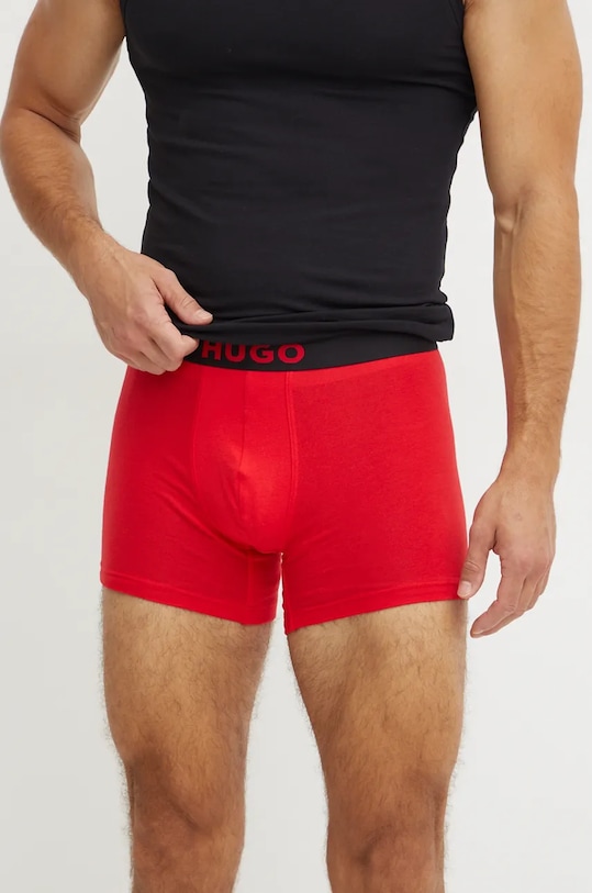 Tričko a boxerky HUGO červená 50524781