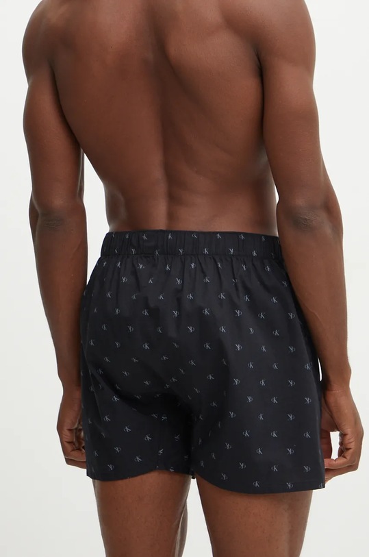 Bavlnené boxerky Calvin Klein Underwear 000NM2693E čierna AW24