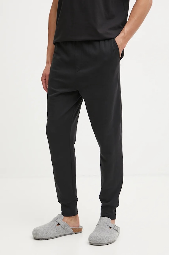 Dugi donji dio pidžame Calvin Klein Underwear pletivo crna 000NM2706E