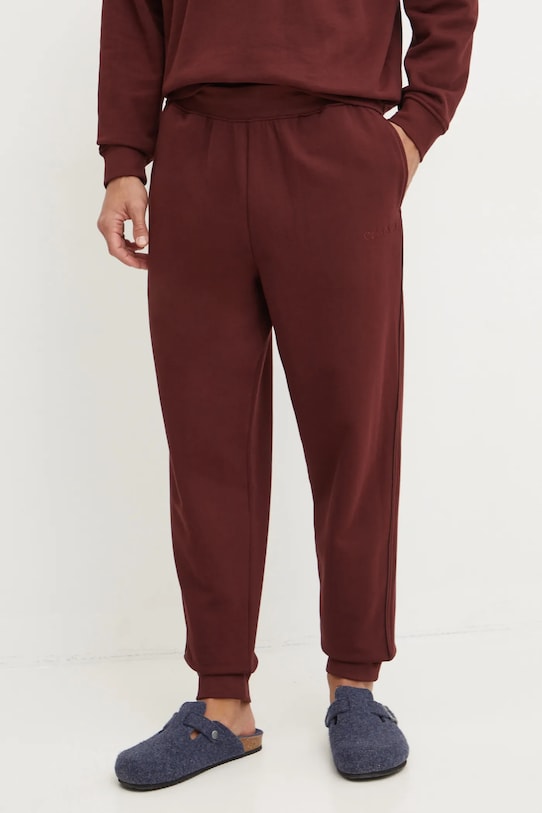 Calvin Klein Underwear spodnie dresowe bawełniane bawełna czerwony 000NM2725E