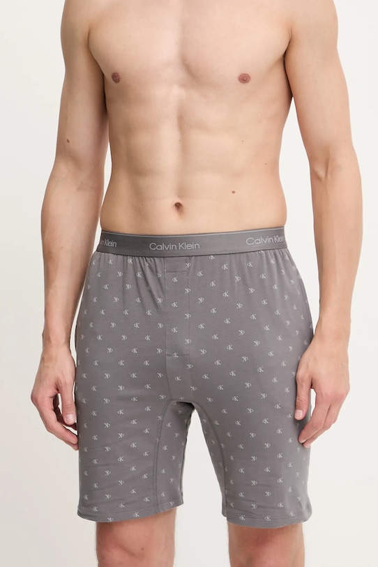 Calvin Klein Underwear pantaloni scurti de pijama 000NM2847E gri SS25