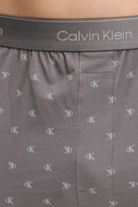 Pižama kratke hlače Calvin Klein Underwear Vzorčasti siva 000NM2847E