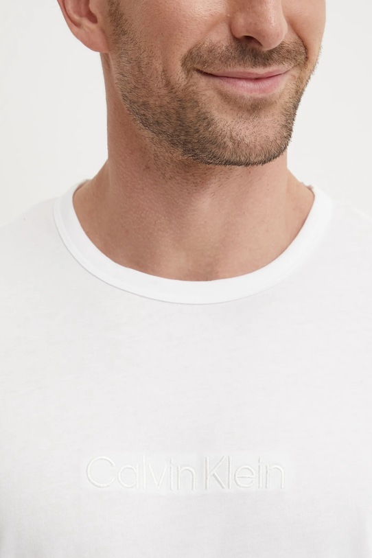 Bavlněné pyžamo Calvin Klein Underwear 000NM2752E bílá