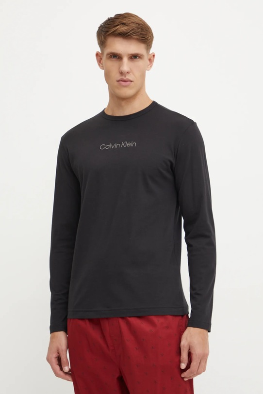 Oblečení Bavlněné pyžamo Calvin Klein Underwear 000NM2781E černá