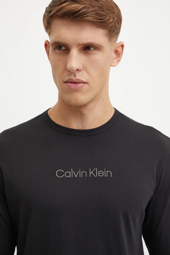 Bavlněné pyžamo Calvin Klein Underwear 000NM2781E černá