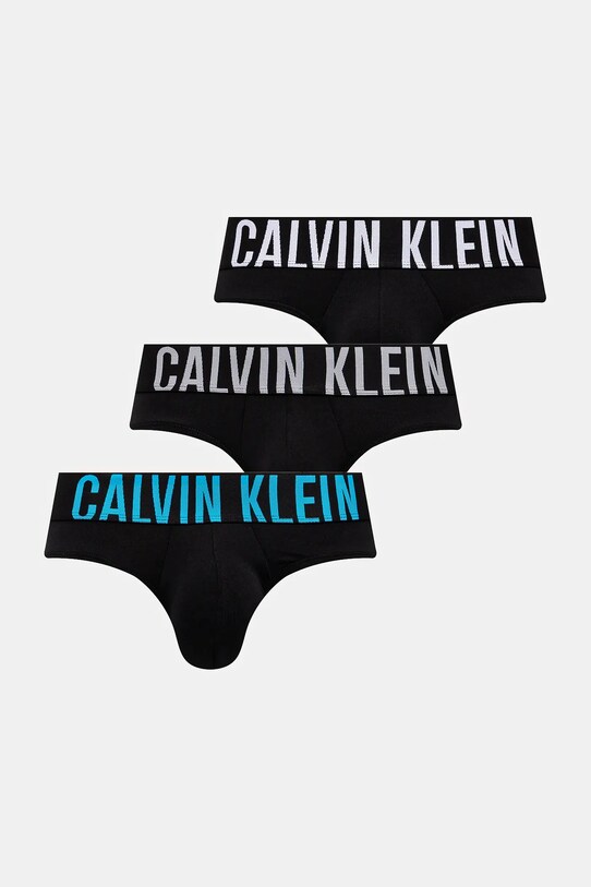 Calvin Klein Underwear slipy 3-pack dzianina czarny 000NB3610A
