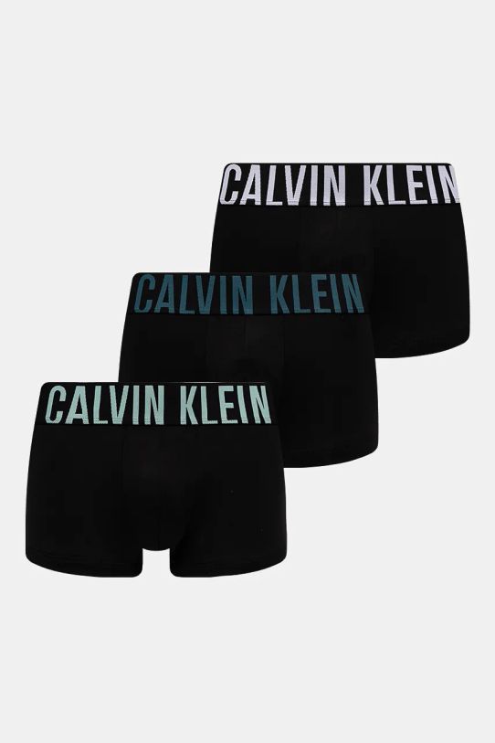 Боксери Calvin Klein Underwear 3-pack трикотаж чорний 000NB3611A