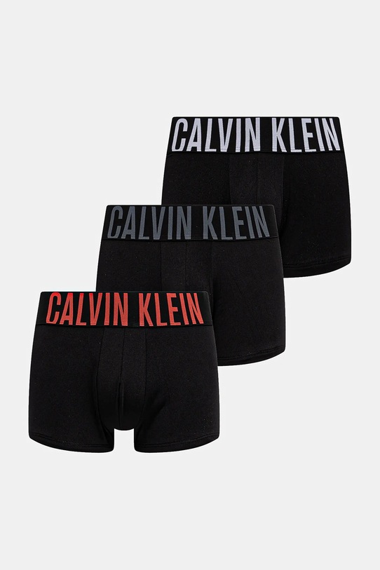 Boxerky Calvin Klein Underwear 3-pak pletenina čierna 000NB3611A