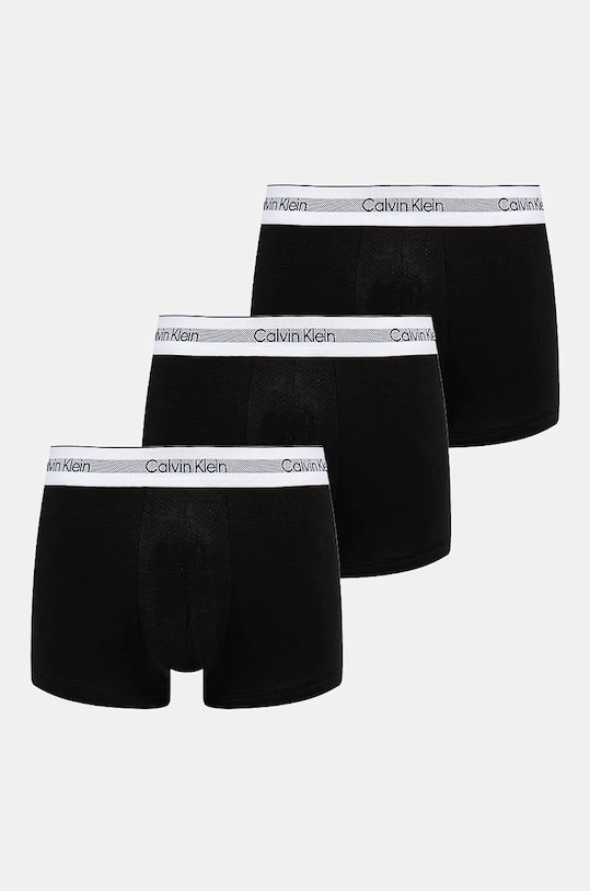 Calvin Klein Underwear bokserki 3-pack dzianina czarny 000NB3956A