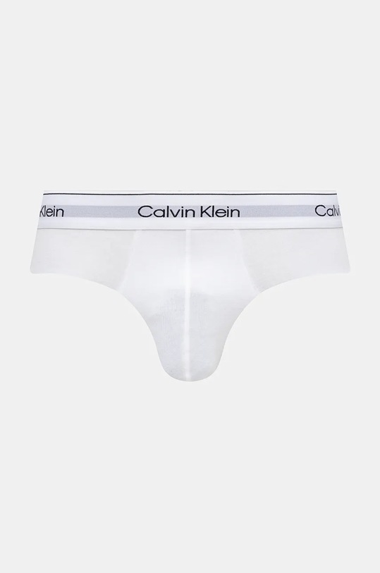 Slipy Calvin Klein Underwear 3-pak 000NB3962A biela AW24