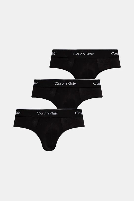 Слипы Calvin Klein Underwear 3 шт трикотаж чёрный 000NB3962A