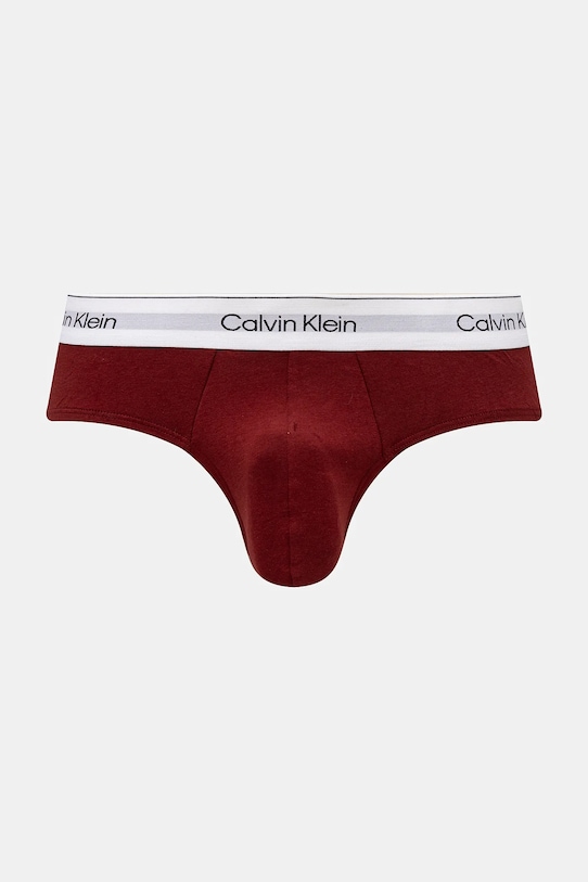 Slipy Calvin Klein Underwear 5-pak 000NB3990A sivá AW24
