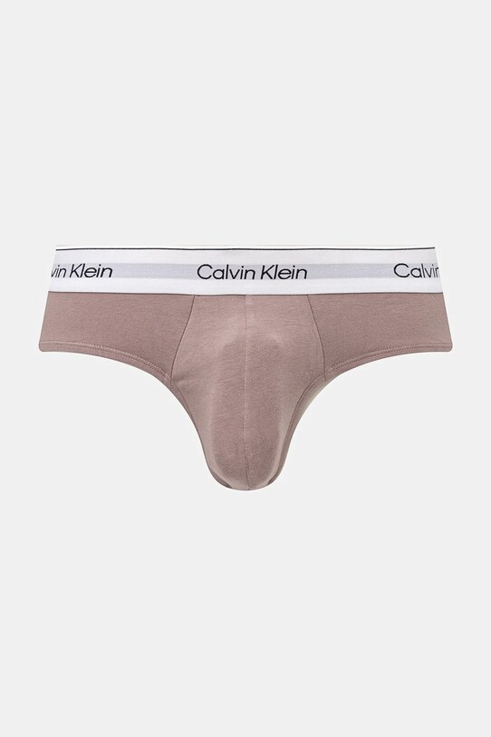 Slipy Calvin Klein Underwear 5-pak 000NB3990A sivá