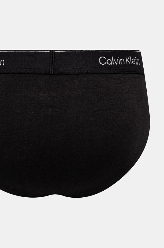 Slipy Calvin Klein Underwear 3-pak čierna 000NB4075A