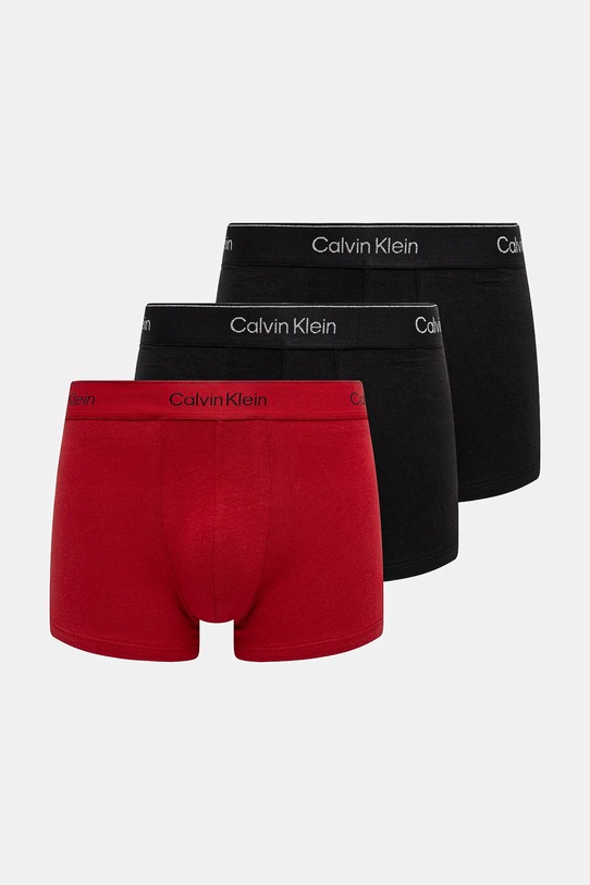 Boxerky Calvin Klein Underwear 3-pak pletenina čierna 000NB4078A