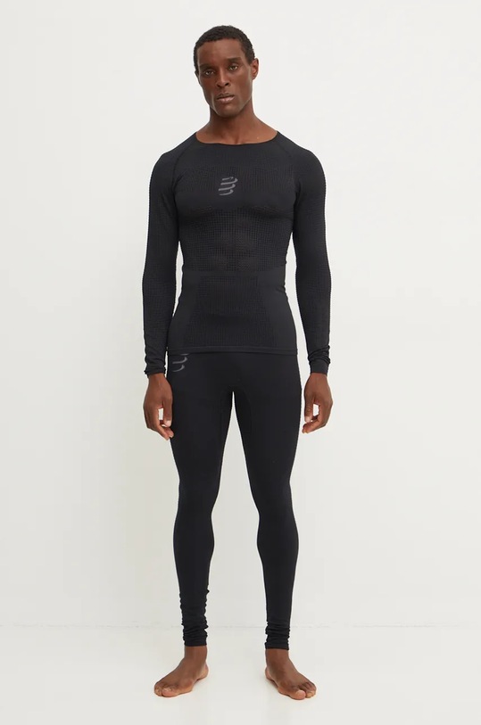 Funkční triko s dlouhým rukávem Compressport On/Off AM00169B černá AW24