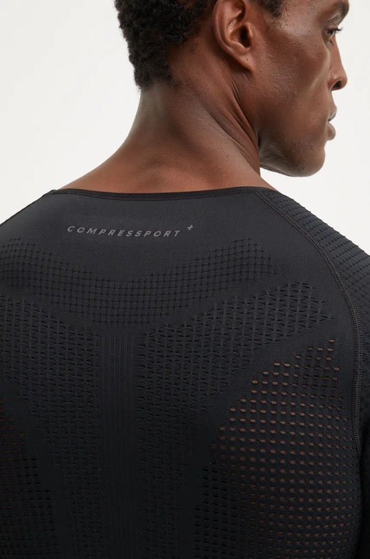 Funkční triko s dlouhým rukávem Compressport On/Off černá AM00169B