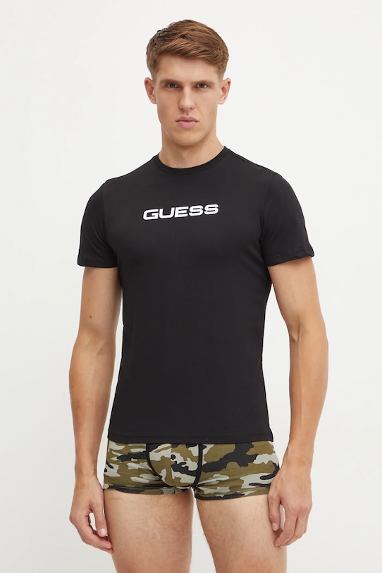 Guess piżama wzorzyste czarny U4BG82.K6YW1