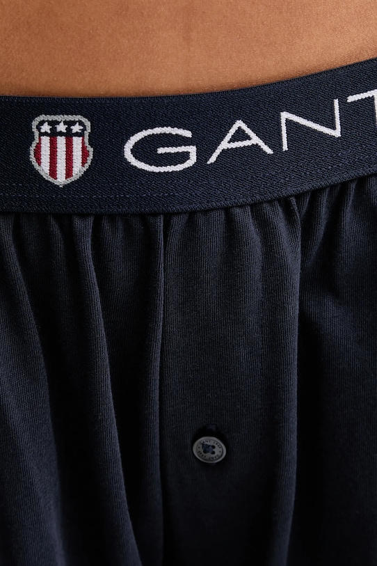 Odzież Gant spodnie piżamowe bawełniane 902339006 granatowy