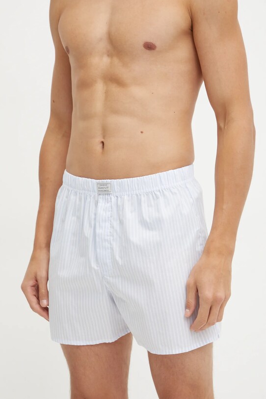 Βαμβακερό μποξεράκι Gant 2-pack 902432119 λευκό AW24