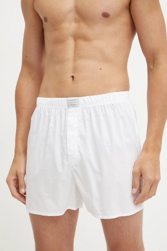Gant bokserki bawełniane 2-pack biały 902432119