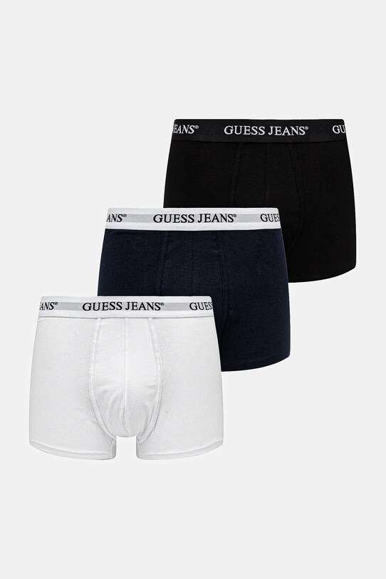 Boxerky Guess Jeans 3-pak čierna M4BZ48.K6YW1